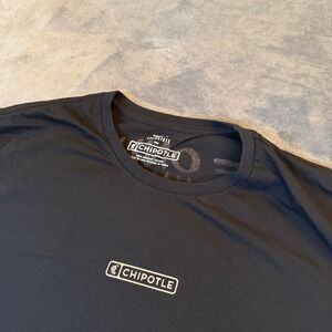 Loomstate Chipotle T Shirt Mens XL Black Organic Cotton Real Food Graphic